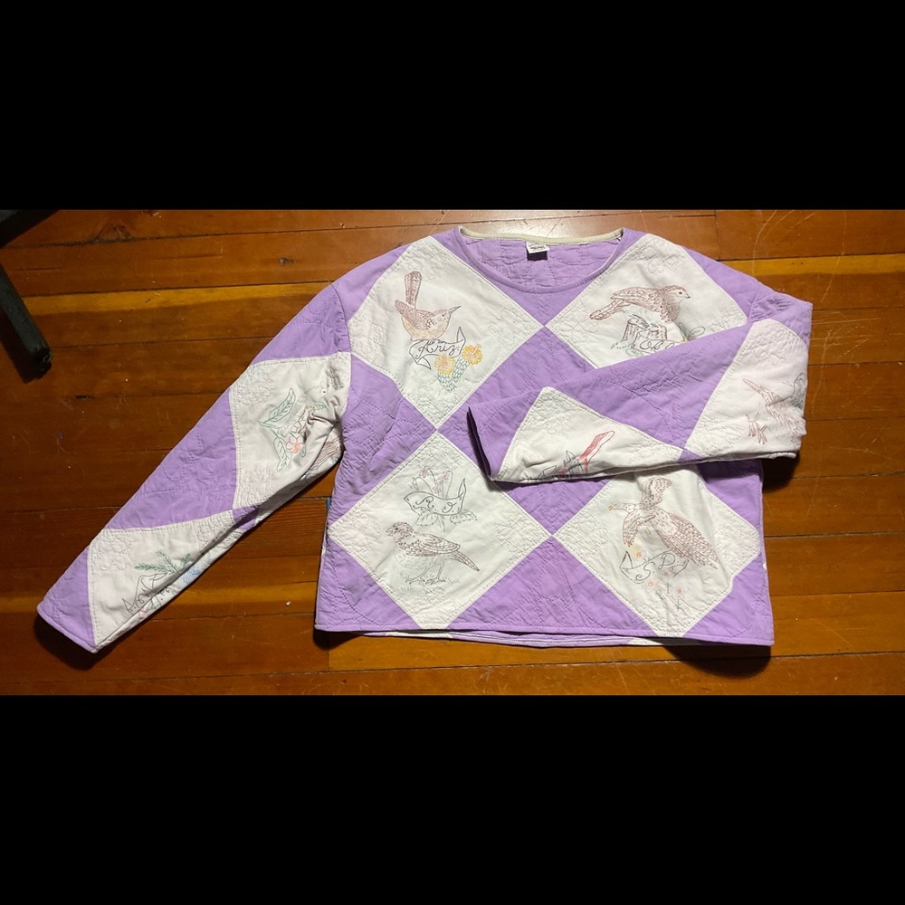 Psychic Outlaw Quilted Bird Sweatshirt XL